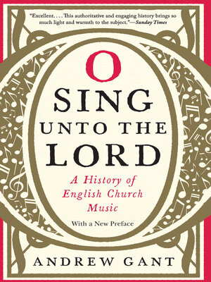 cover image of O Sing unto the Lord